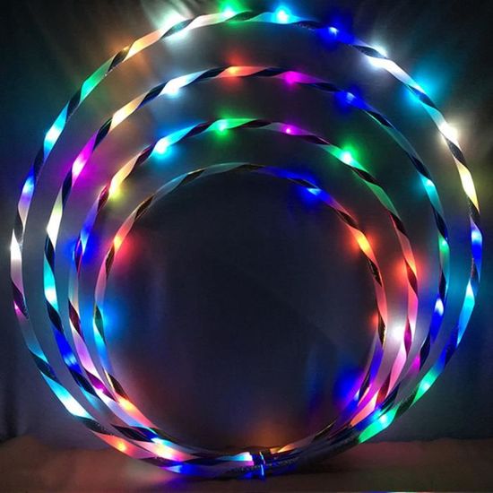 Vvikizy Cerceau LED Cerceaux d'exercice légers à LED, cerceaux lumineux à LED, cerceaux de danse jeux plein Paiement par photo