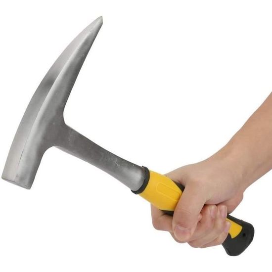 Marteau Géologique Extérieur Avec Poignée Ergonomique - Outil Double Tête Pour Géologues Et Construction