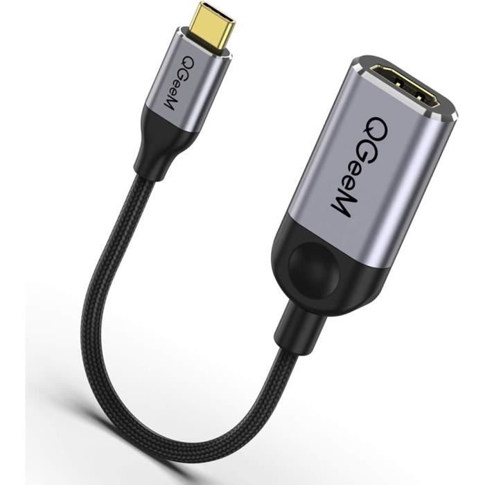 Tiergrade Adaptateur USB C vers HDMI, concentrateur USB C 4 en 1, Adaptateur Thunderbolt 3 avec 2 Ports HDMI, Alimentation 100 W, Port USB 3.0 pour MacBook Pro/Air, Pixelbook, XPS, Galaxy, etc Tiergrade Adaptateur USB C vers HDMI, concentrateur USB C 4 en 1, Adaptateur Thunderbolt 3 avec 2 Ports HDMI, Alimentation 100 W, Port USB 3.0 pour MacBook Pro/Air, Pixelbook, XPS, Galaxy, etc