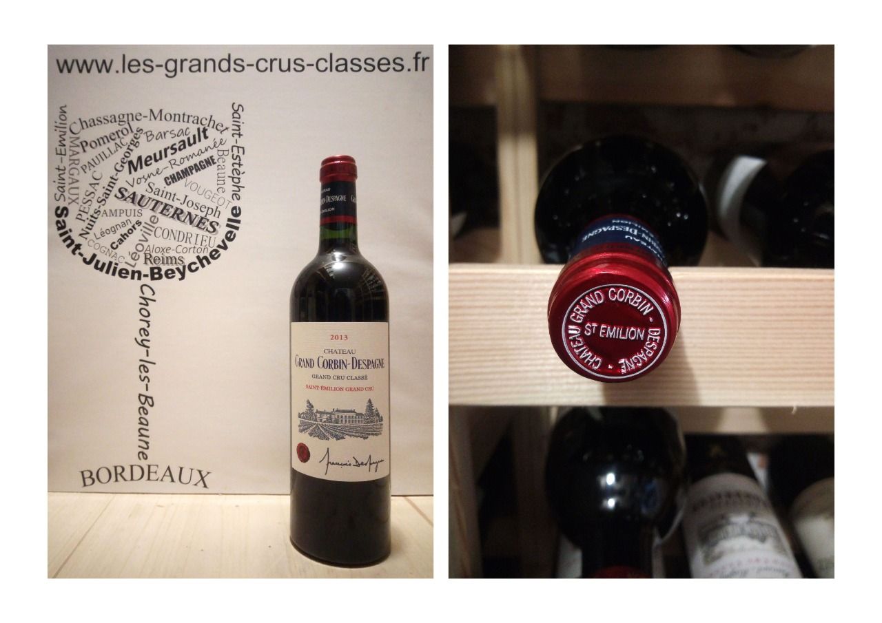 Château Grand Corbin Despagne 2013 - Saint-Emilion Grand Cru - Grand Cru Classé - 1 x 75 cl - Rouge