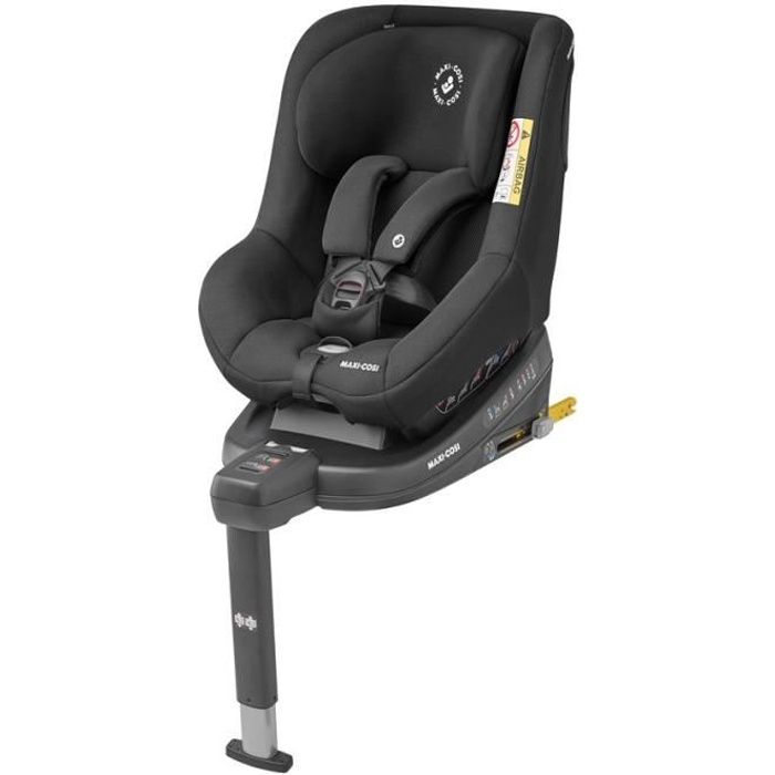 Maxi COSI Siège auto évolutif Beryl, Groupe 0/1/2, Isofix, avec réducteur et inclinable, Authentic Black, de la naissance à 7 ans