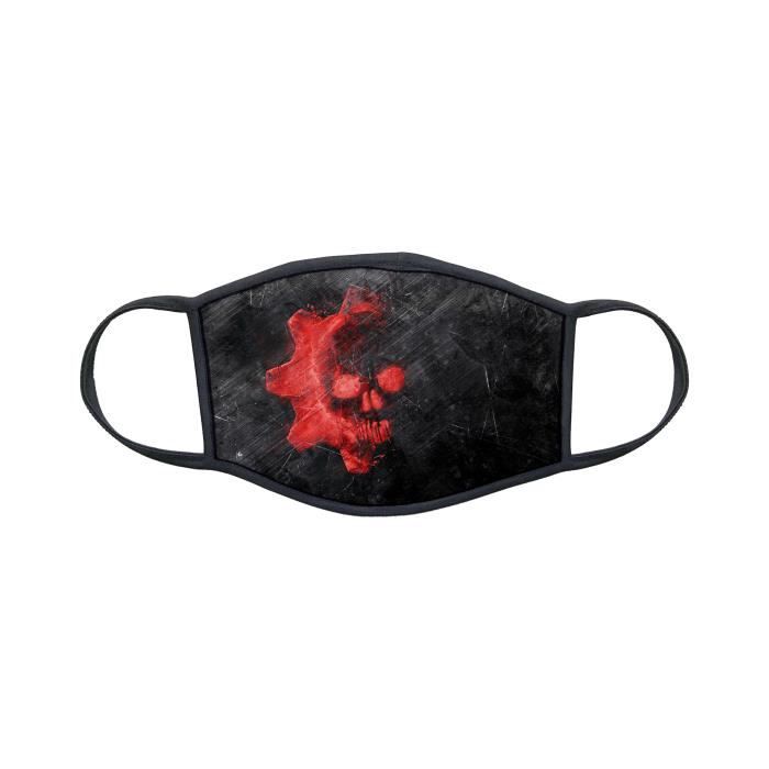 Masque en tissu lavable pour enfant 8-12 ans Collection Geek Jeu Vidéo Gears of War design 04