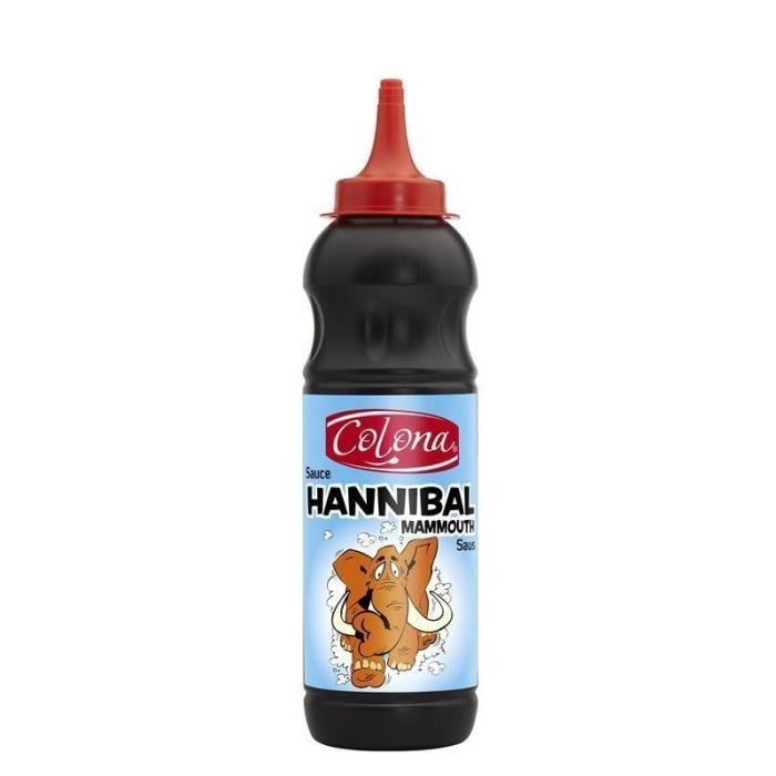 Colona Sauce Hannibal Mammouth Grand Format 510g (lot de 4)