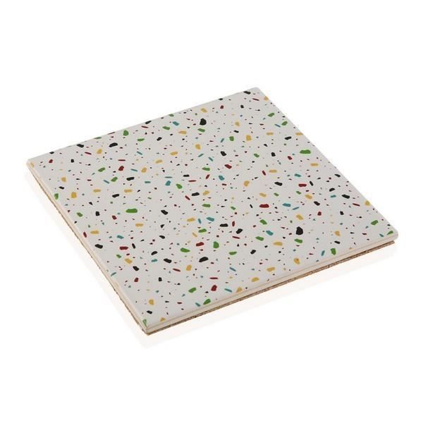 Dessous de plat Vivid Terrazzo Céramique (15 x 7 x 15 cm)
