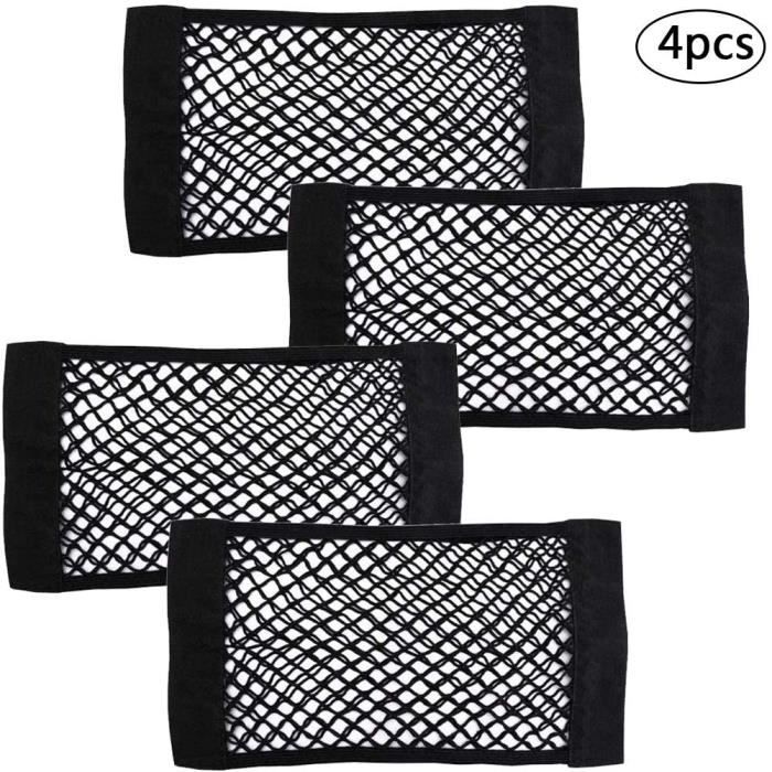 Arrimage et rangement pour auto BESTZY Filet de Coffre de Voiture 4pcs Poche À Filet De Rangement pour Voiture Maille Fi 26358