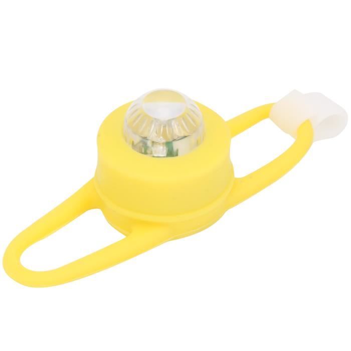EBTOOLS Lumière de vélo pour enfants Enfants vélo lumière bicyclette colorée silicone avertissement feux arrière guidon