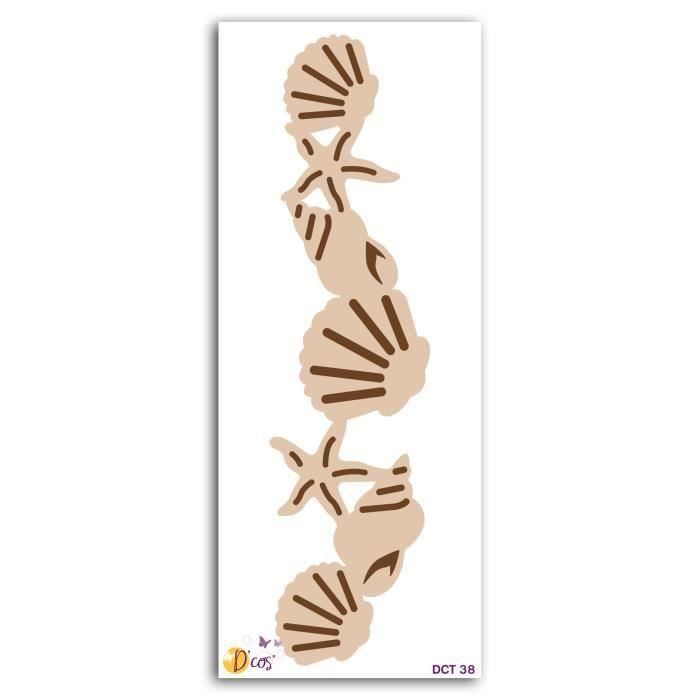 LES D'COS® DE TOGA Die Frise coquillages (Lot de 3)
