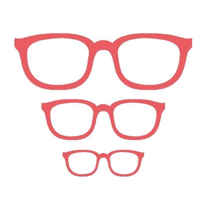 MADEMOISELLE TOGA Dies Lunettes - 3 tailles (Lot de 2)