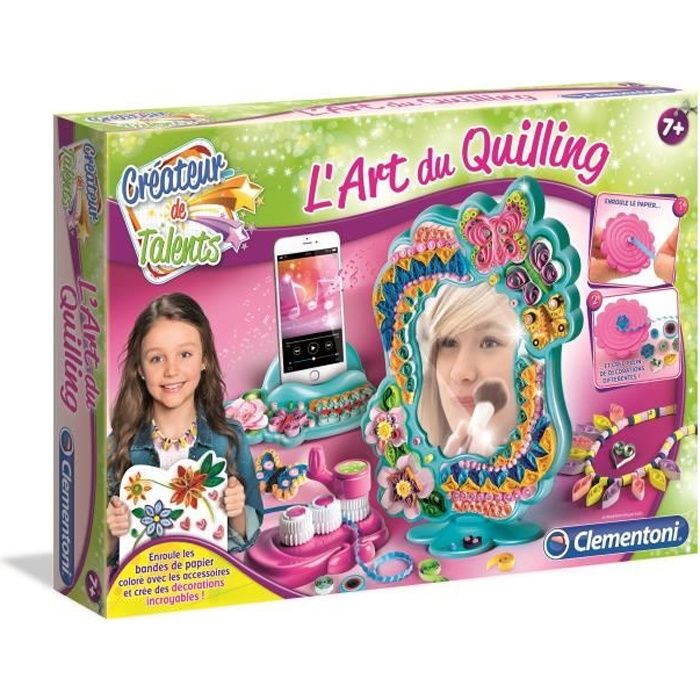CLEMENTONI Créateur de talents - L'Art du quilling - Loisirs créatifs