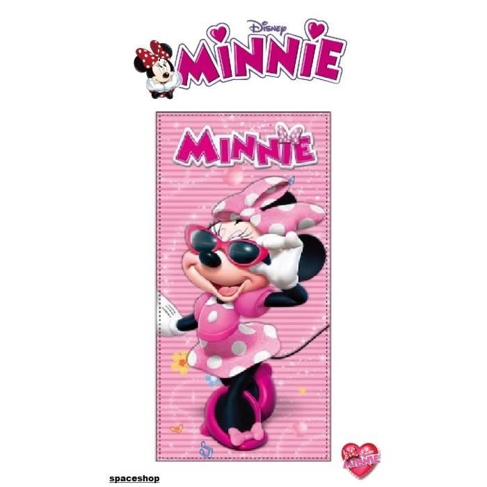 SERVIETTE DE PLAGE OU DE BAIN MINNIE