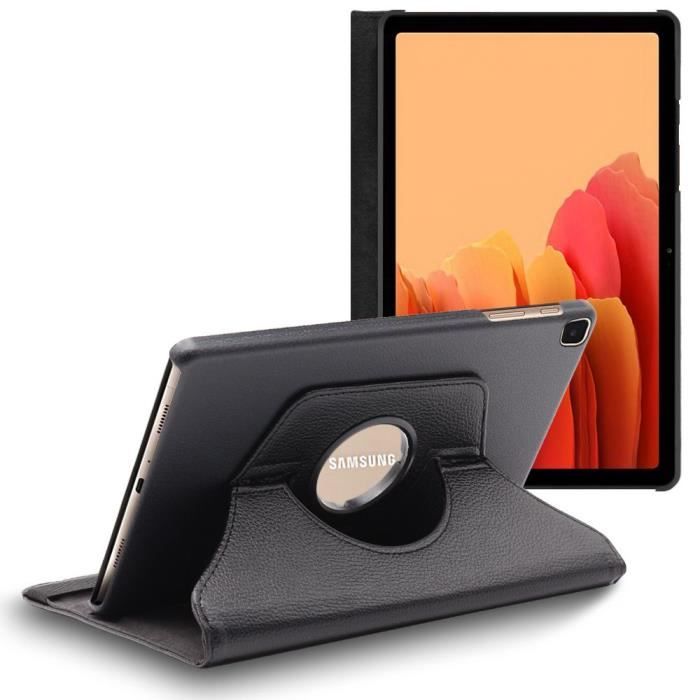 ebestStar ® pour Samsung Galaxy Tab A7 10.4 T505 (2020) - Housse PU Cuir Support Rotatif 360 , Noir
