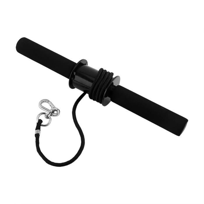 Rouleau de Poignet Wrist Roller Barre Andrieu Sport Poignée de Levage de Poids Musculation Exercice Avant Bras Force Soulager pour