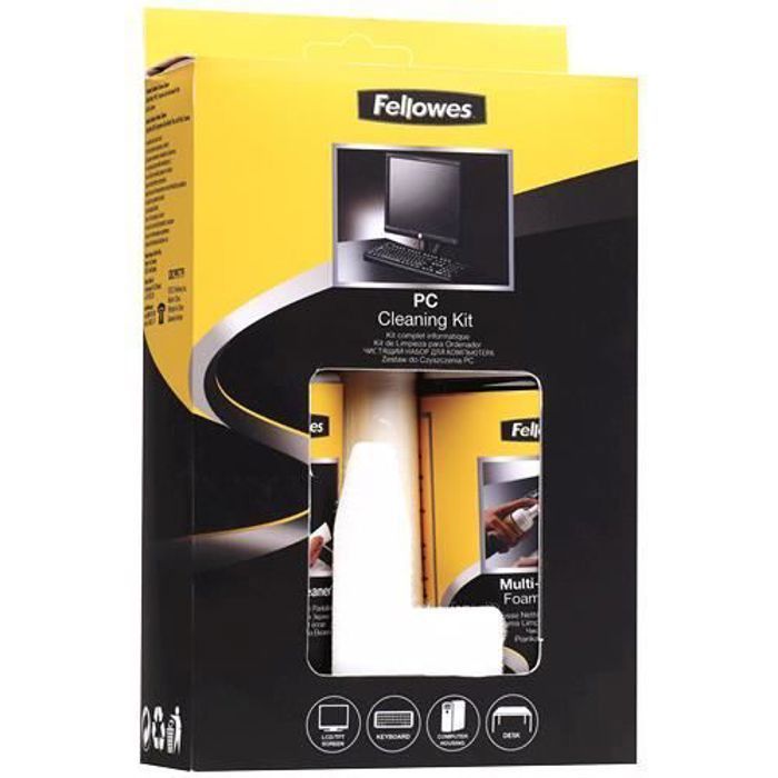 Fellowes 9977907, Nettoyeur à air comprimé pour équipement électronique, Plastique, Multicolore, PC, 162 mm, 60 mm