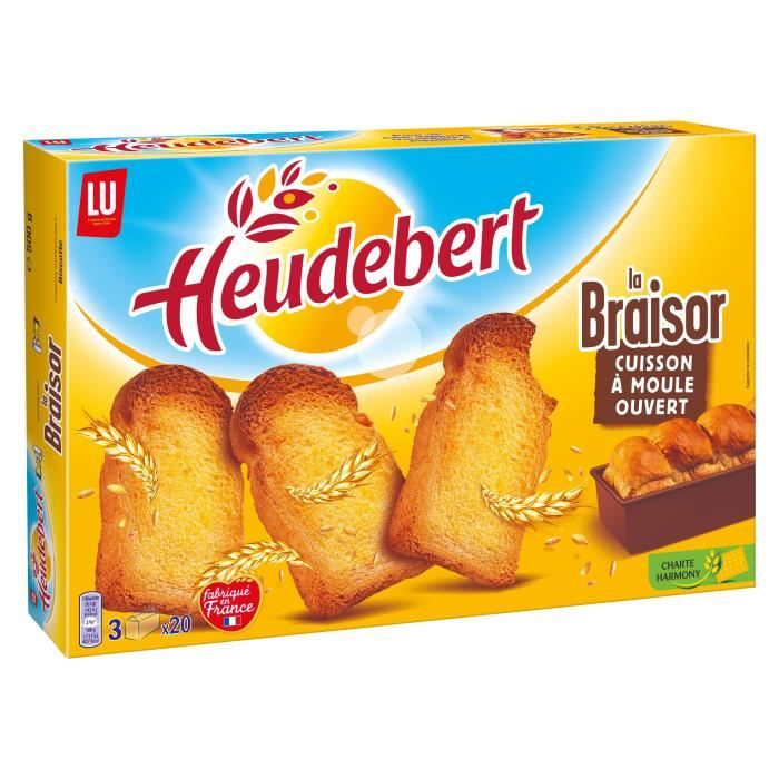Biscottes Braisor Heudebert 60 Tranches 500G
