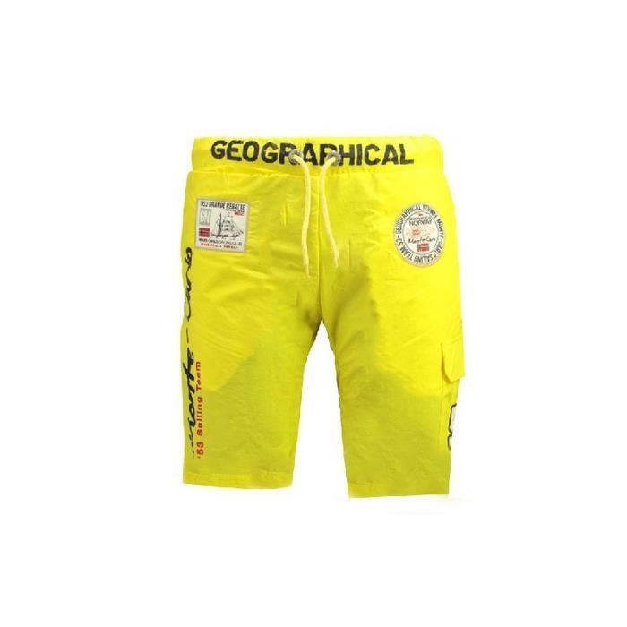 Maillot de Bain Homme Geographical Norway Quorban B Jaune