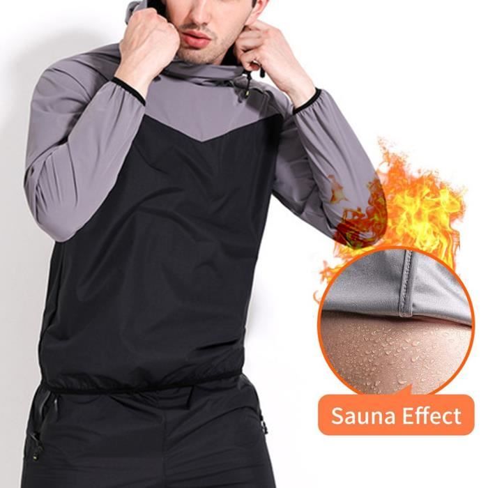 SURRNHAP - Fitness Sauna Suit Men - Survêtement fitness brûlant les graisses - Maleir - 62365235