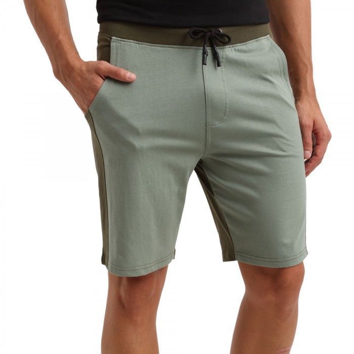 Cerruti 1881 Short bicolore en coton Certaldo Vert Homme