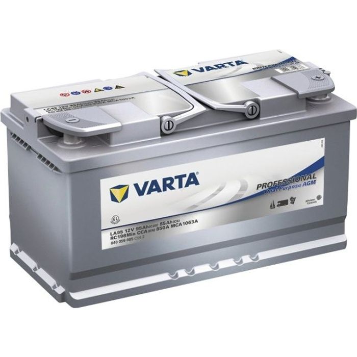 VARTA Batterie Auxiliaire Professionnel AGM 95 A