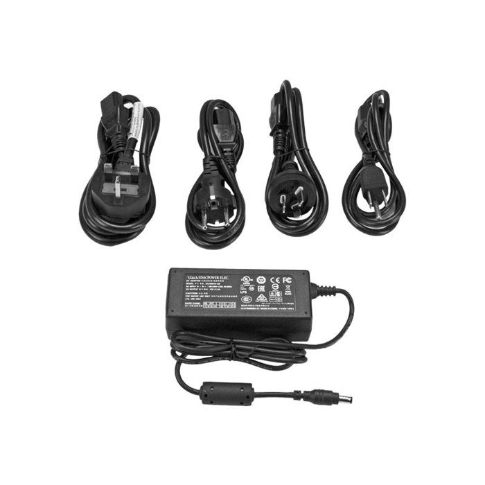 StarTech.com DC Power Adapter 12V, 5A Adaptateur secteur CA 100-240 V