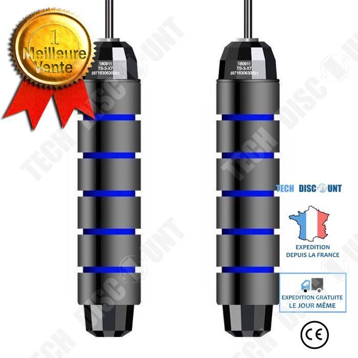 TD® Accessoires Fitness - Musculation,Corde à sauter à roulement corde à sauter pondérée corde à sauter en acier sans - Type Bleu