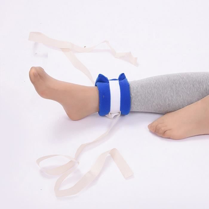 Épaississement Dispositifs médicaux de contention en éponge Supports de membre de lit d'hôpital pour mains ou BRACELET DE FORCE