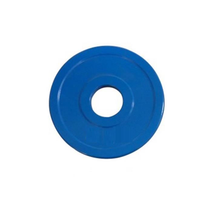 Disque en caoutchouc pour haltère - 0,5 kg - Bleu