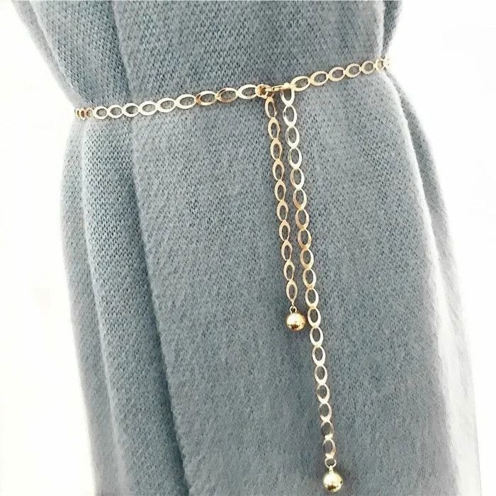Ceinture Métal Style Bohème Ethnique - Taille Unique Femme - Argentée - Neuve Avec Étiquettes