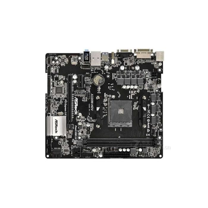 Carte mère ASRock A320M-HDV AMD A320 Socket AM4 2xDDR4 32GB Micro ATX - Asrock