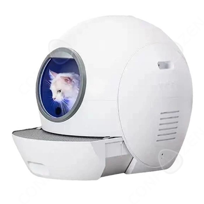 Meilleurs prix pour C Bac à litière pour chat 60x60x58cm très grande litière automatique intelligente pour chat Stérilisation UV Détection intelligente