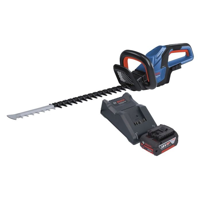 Bosch GHE 18V 60 Professional Taille haies sans fil 18 V 60 cm Brushless + 1x batterie 4 0 Ah + chargeur