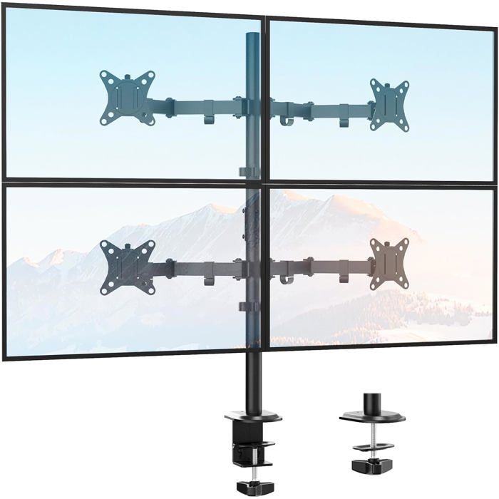 KKTONER Support d'Écran d'Ordinateur Unique VESA pour Moniteur 13 à 32 Pouces, Support Réglable en Hauteur, Pivotant, Compatibilité VESA 75x75mm / 100x100mm KKTONER Support d'Écran d'Ordinateur Unique VESA pour Moniteur 13 à 32 Pouces, Support Réglable en Hauteur, Pivotant, Compatibilité VESA 75x75mm / 100x100mm