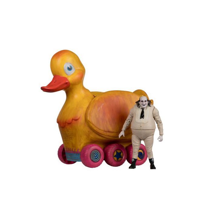 Figurine articulée de 17,8 cm et véhicule Le canard et le pingouin