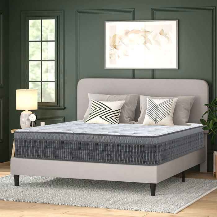 Matelas 160x200 cm - Ép 26 cm - Certifié Oeko-Tex ®- Ultra respirante - Mémoire de forme - Ergonomique 9 Zones HR Confort - Durable