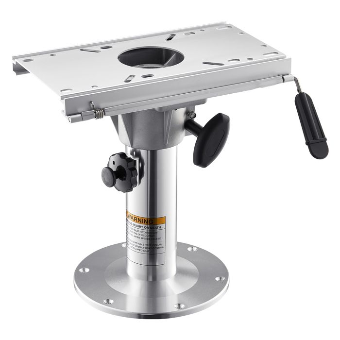 Piédestal De Siège Bateau – Hauteur Réglable 110-330mm, Coulissant, Aluminium + ABS, Stable