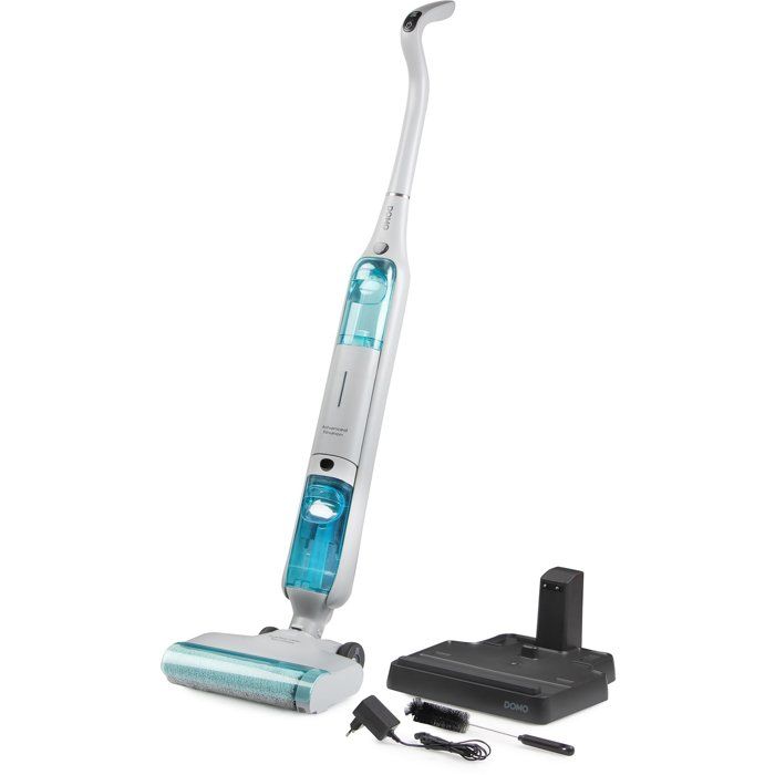 Aspirateur balai laveur DOMO DO253SW 10 000 Pa 35 min 75 m² 450 ml /