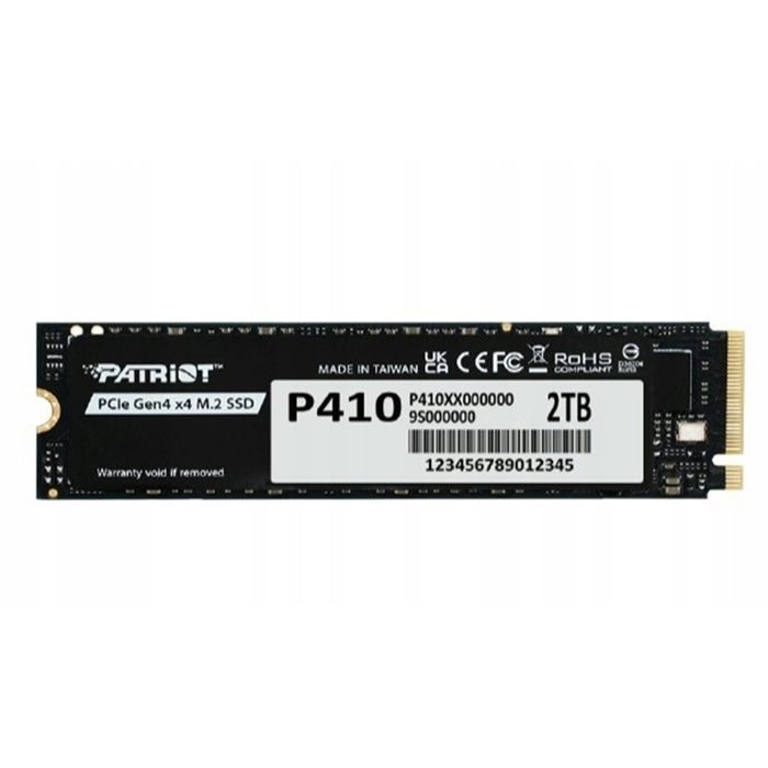 SSD .2 NVMe PATRIOT P410 PCIe Gen4 x4 5 0004 500 Mo/ - vue 2