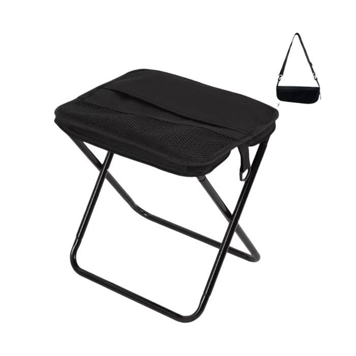 Mini Tabouret de Camping Pliable avec Sac de Transport Tabouret Pliant Camping Tabouret Pliable Siege de Peche pour Camping la Pêche