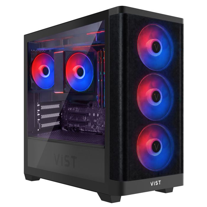 VIST ARGB PC Gaming RYZEN 7 Pro 4750G - RAM 32Go - SSD 1To M.2 - WIFI - Windows 11 Pro