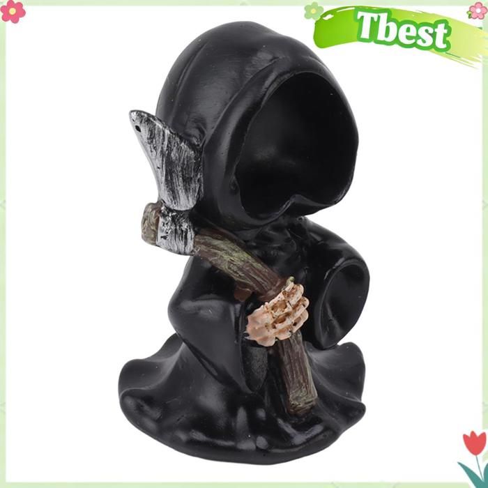 Sculpture de faucheuse - TBEST - Rester - Résine noire - Gothique - Intérieur & extérieur