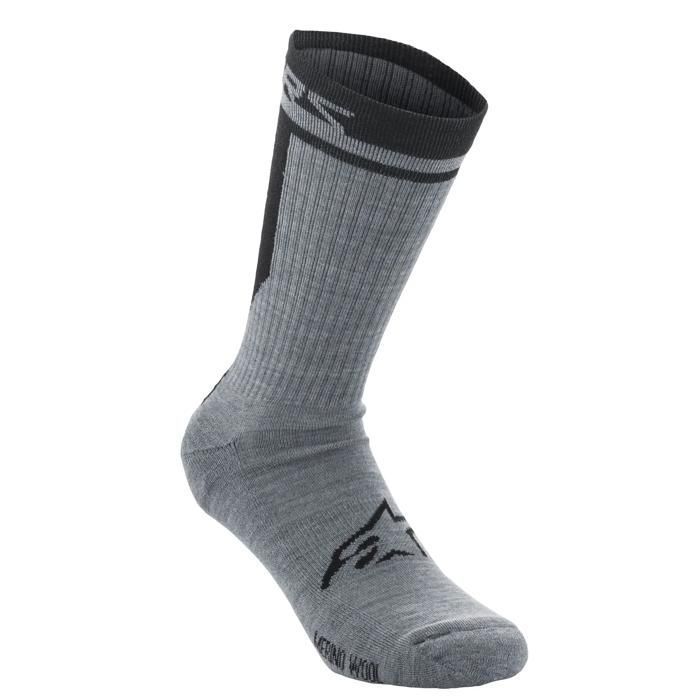 Chaussettes merino Alpinestars 24 - gris/noir