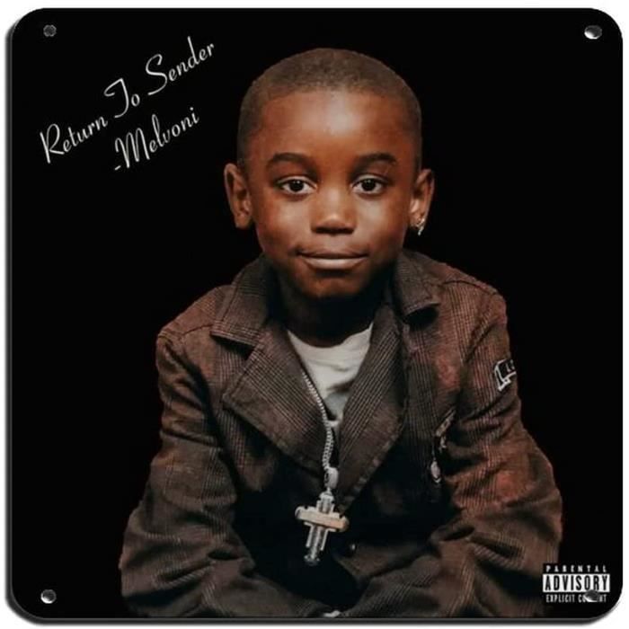 Poster rétro en métal Hip Hop Rapper Lil Tjay Good Vibes - 30x40cm ...