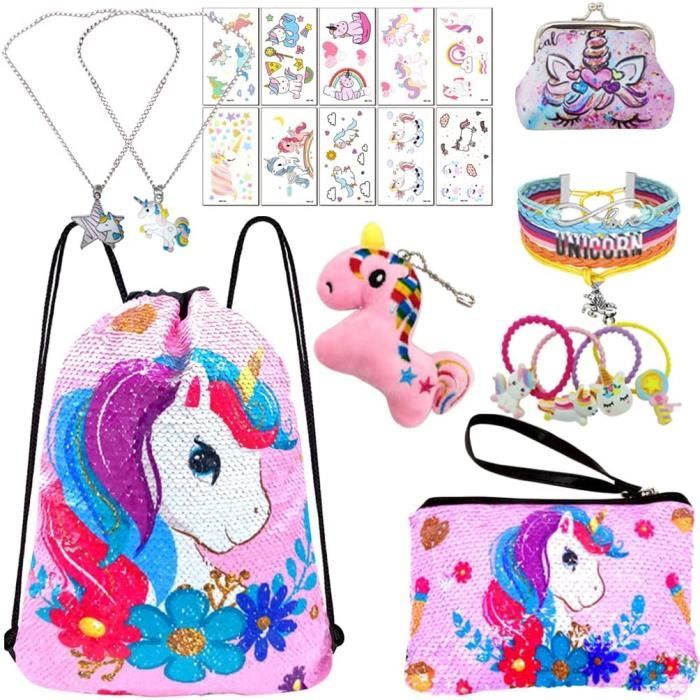 sac a dos sequin licorne