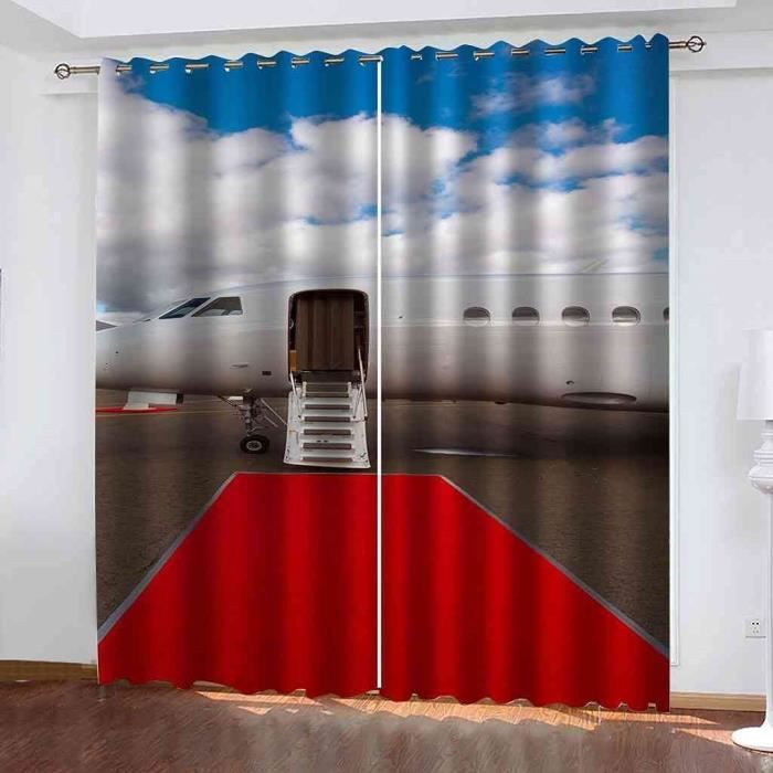 Rideau Oeillets Occultant A roport Tapis Rouge Anti UV Rideaux De rideau-oeillets-occultant-a-roport-tapis-rouge-anti-uv-rideaux-de