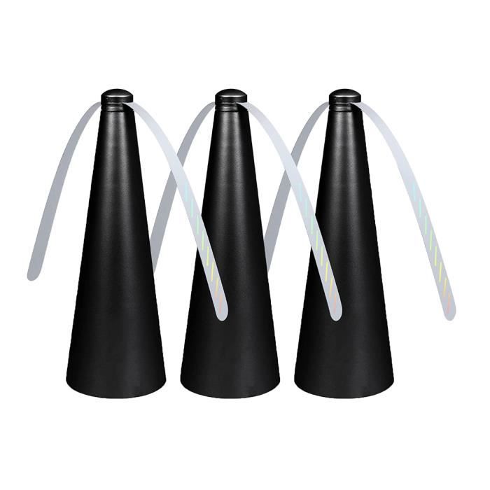Lot De 3 Ventilateurs Anti-mouches De Table Rechargeables USB - Silencieux, Pour Terrasses Et Restaurants - 9
