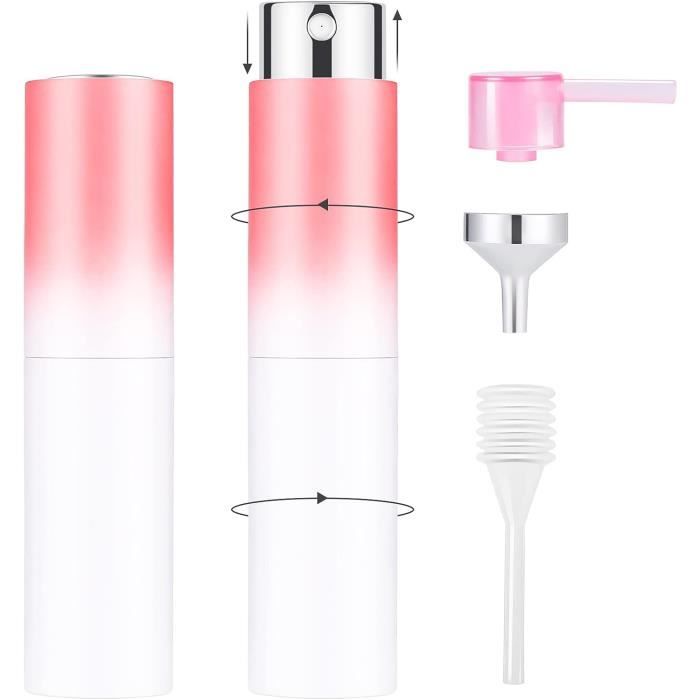 Flacon Vaporisateur Vide 100 Ml - Plastique Transparent Rechargeable - Pour Parfum, Cosmétique, Voyage - Pompe Fine Brume - Couleur Aléatoire - 6