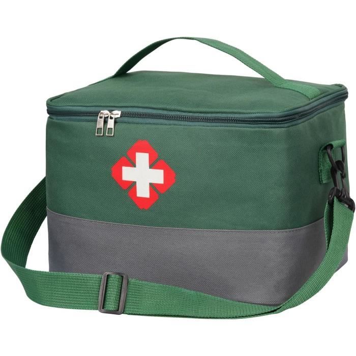 Trousse de secours spécial BTP et Maintenance - Rouge, trousse pharmacie - omega