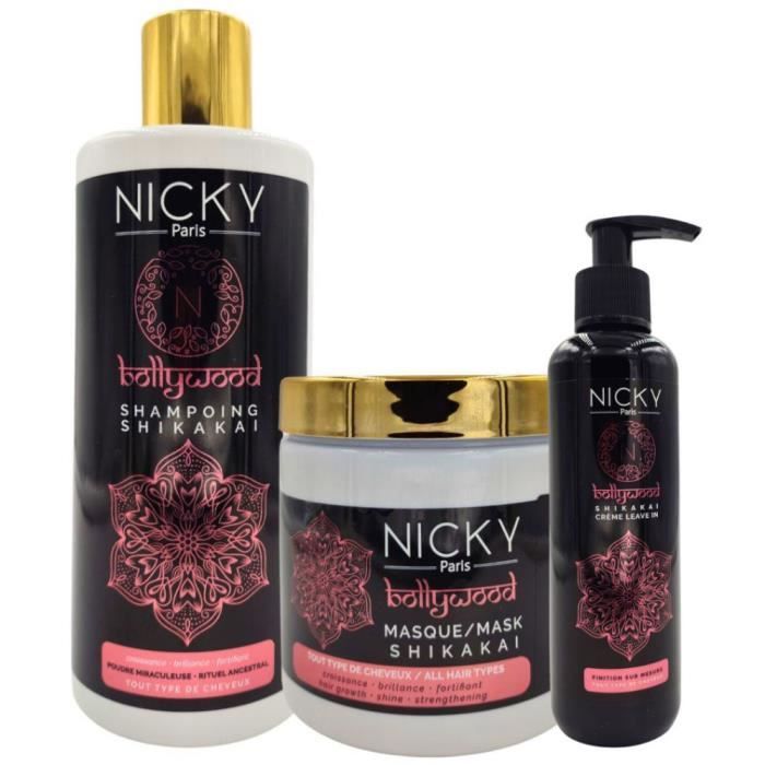 Nicky Paris - Lot de Shampoing - Masque et Crème