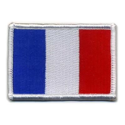 Livraison gratuite Ecusson Patch France drapeau 5cm X 9 cm 