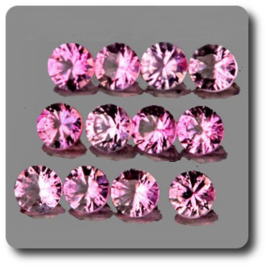 Saphir Rose 0.06 Carats 2 Mm IF-VVS1 - Ceylan Sri Lanka - Vendu à L'unité