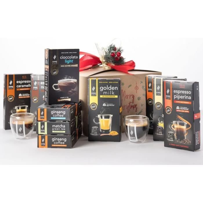 Coffret de Noël Café Nespresso, coffret de Noël, idée cadeau géniale